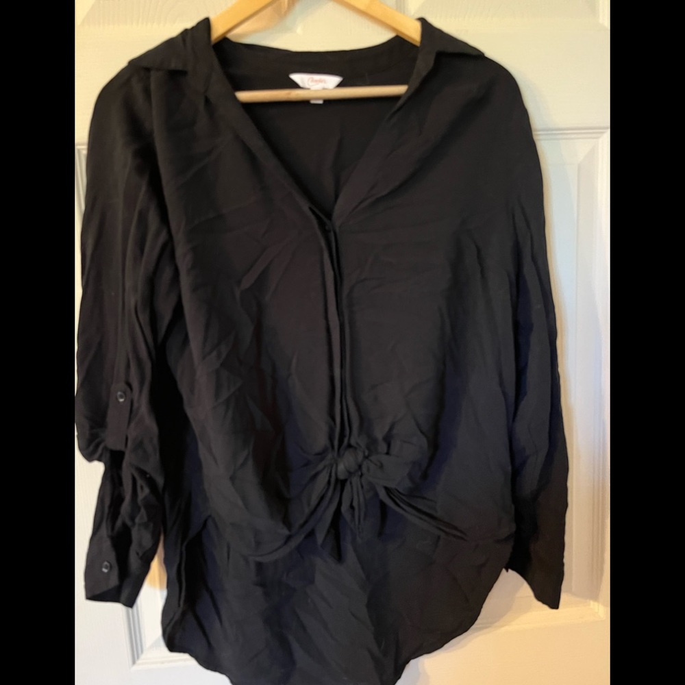 Large black shirt